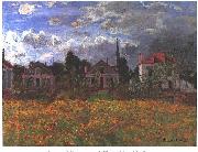 Claude Monet Maisons dArgenteuil France oil painting artist